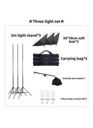 Led Studio Small Soft Light Photography Lamp Set Indoor Still Life Products Shooting Lighting Lamp A Generation Of Hair-Light Source Color:Three-light Package - pzsku/Z05D263714206EA637A1EZ/45/1746186135/4a5aea81-3b0c-41bc-a7bf-9b83eab37990