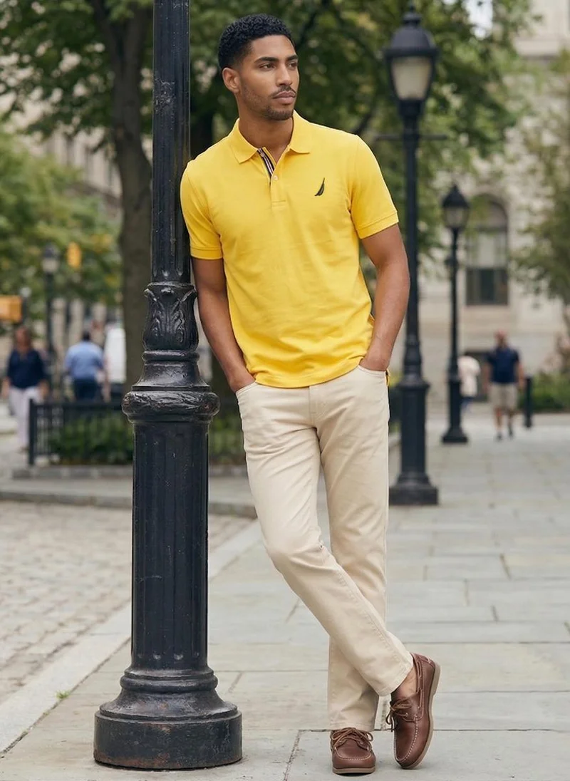 Nautica Men's Solid Polo