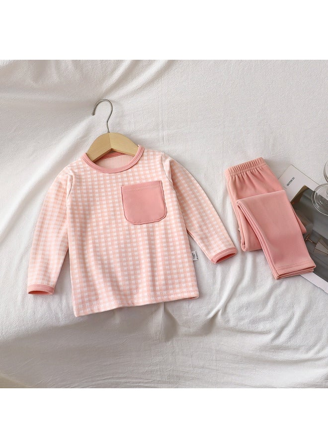 Children's Pajamas Set Autumn New  Boys Home Clothes Girls Autumn Clothes Autumn Pants Underwear Set Children's Clothes