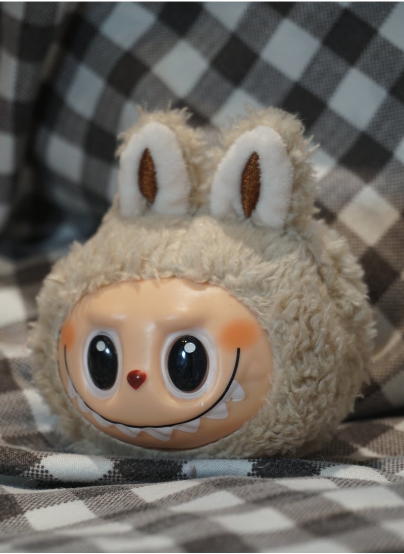 LABUBU Labubu Forest Green Plush – Camel Brown Cute Bunny Pendant for Bag, Car & Keys, Ideal Gift & Collectible  - Image 4