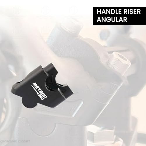 MOTO GENIUS Adjustable Handle Riser for Meteor |Enhances Comfort and Control | Height Riser Clamp Compatible with RE Meteor (Angular) - Image 4