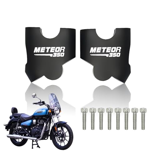 MOTO GENIUS Adjustable Handle Riser for Meteor |Enhances Comfort and Control | Height Riser Clamp Compatible with RE Meteor (Angular) - Image 1