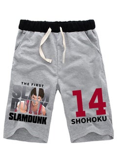 KUYING New Slam Dunk Master Printed Loose Five Point Casual Pants  - Image 1
