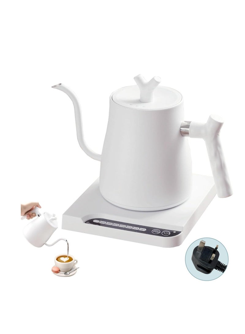MIXDE Gooseneck Electric Kettle, 304 Stainless Electric Kettles for Boiling Water, Pour Over Coffee & Tea, Automatic Temperature Control and Constant Temperature, 1000W Quick Heating, 1L - Image 2