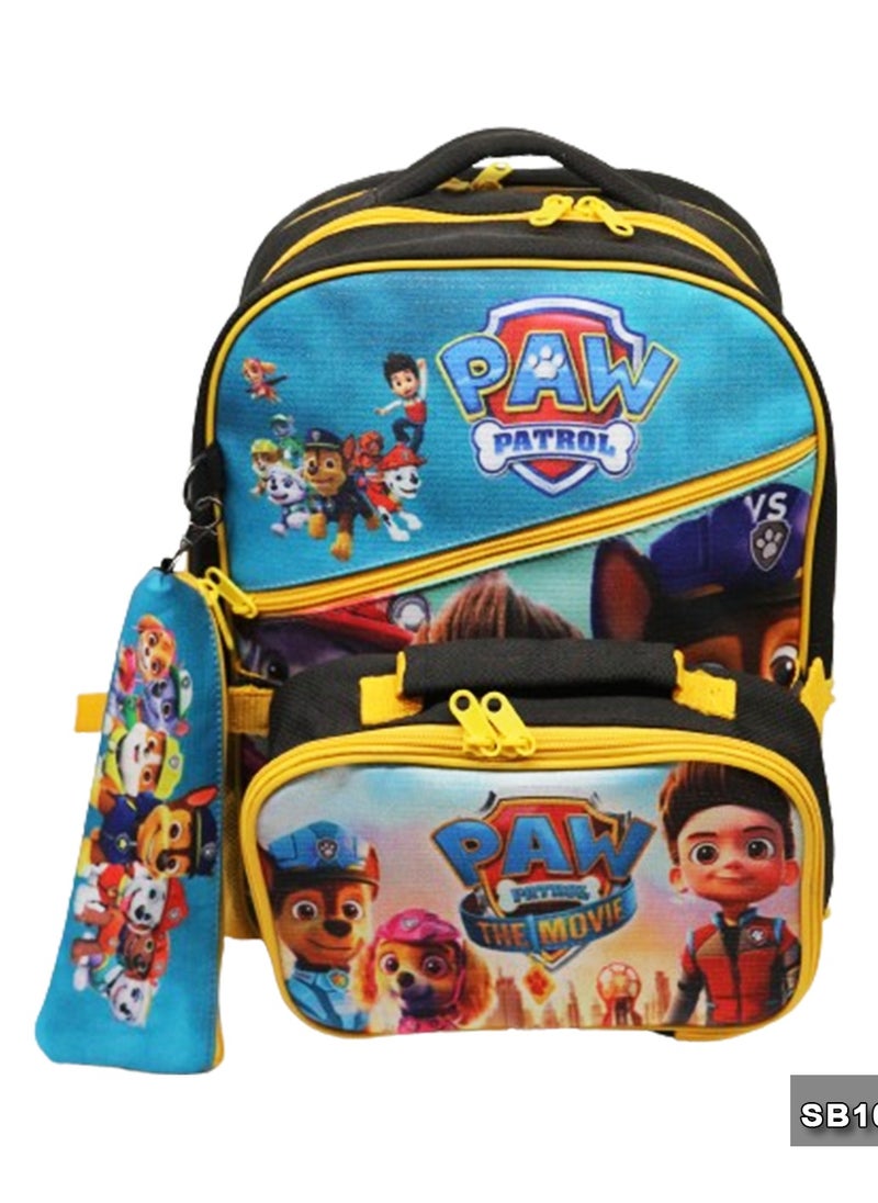 Gharibo Bags - School backpack with lunch bag Size 15 Paw Patrol - Image 1