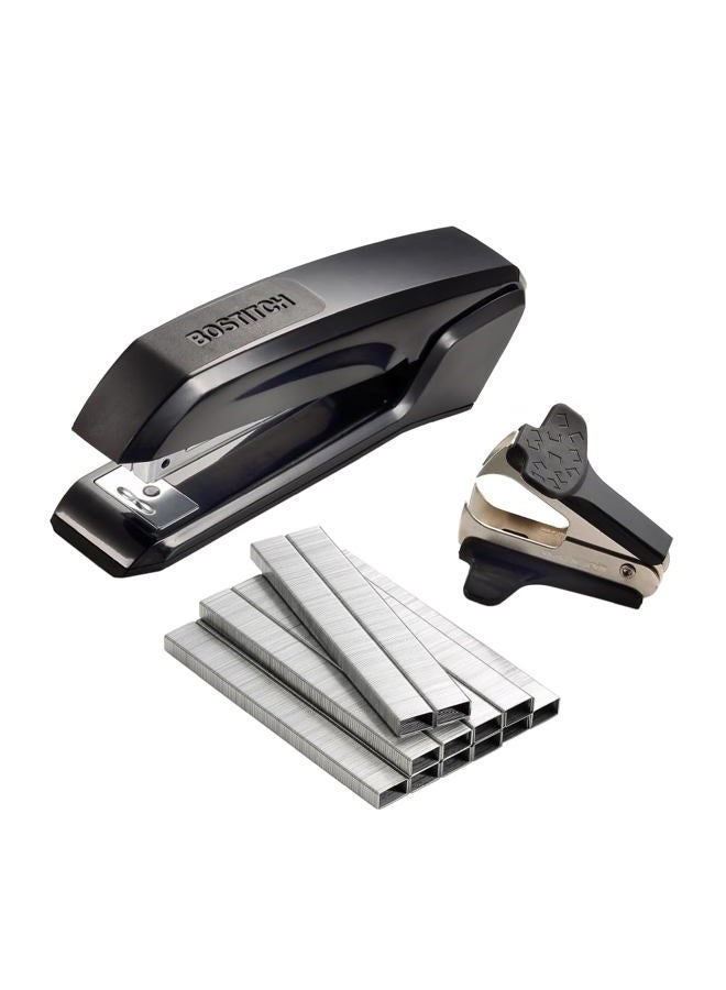 Bostitch Ascend 3 in 1 Stapler with Integrated Remover & Staple Storage, Value Pack with Staples & Remover, Assorted Colors (B210-CC) - Image 1