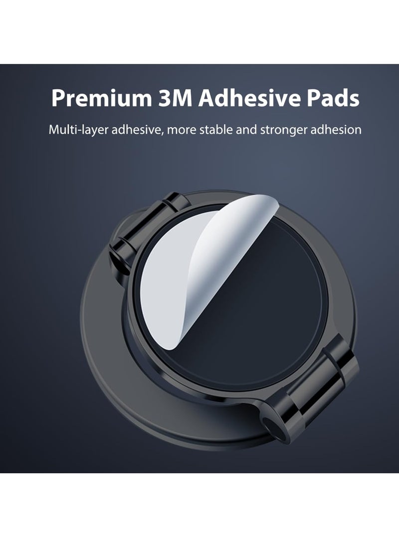 General Folding magnetic car-specific anti-shake navigation suction cup magnetic car phone holder, 360° rotating car phone holder with metal ring  - Image 2
