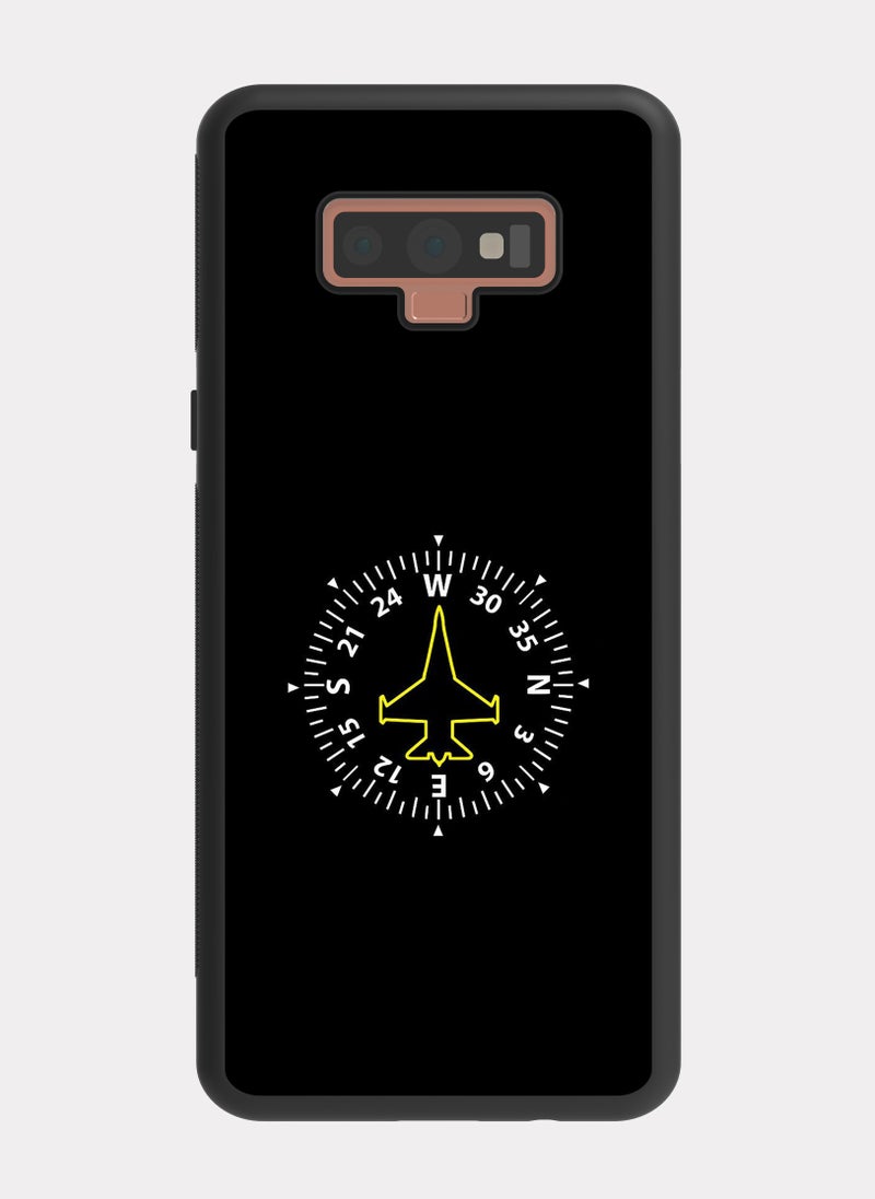 بكسلات كفر سامسونج جالكسي نوت 9 مؤشرات طائرة اسود - Image 1