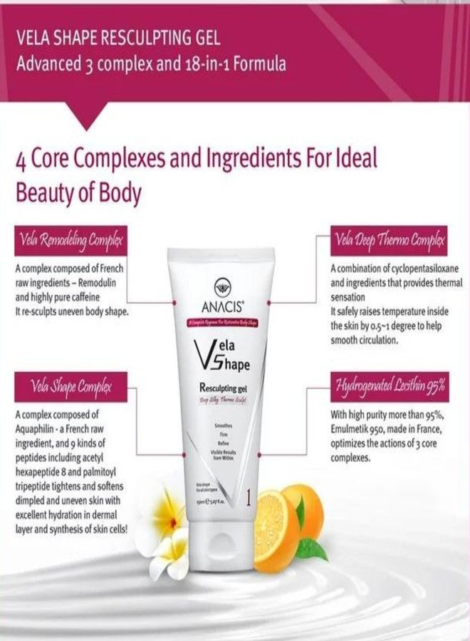 Anacis Anti-Cellulite Advanced Hot Body Cream Gel For Even Skin and Elasticity. Anacis - 5.07 Oz - Image 3