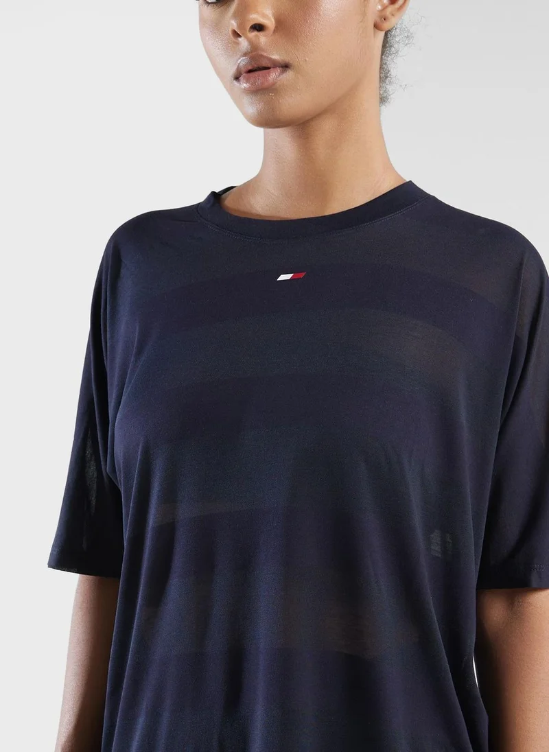 Tommy Hilfiger Sport Relaxed Burn Out T-Shirt