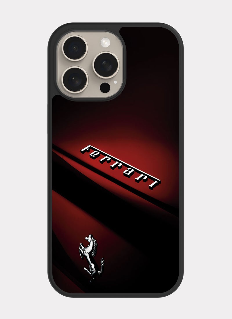PXLAAT iPhone 15 Pro Max case cover Ferrari - Image 1