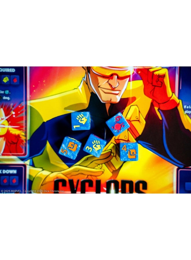 USAopoly Marvel X-Men Dice Throne Box 2, 4 Hero Box Featuring Cyclops, Jean Grey, Gambit & Rogue, Competitive Board Game, Stand-Alone & Cross Compatible, Officially Licensed - Image 3