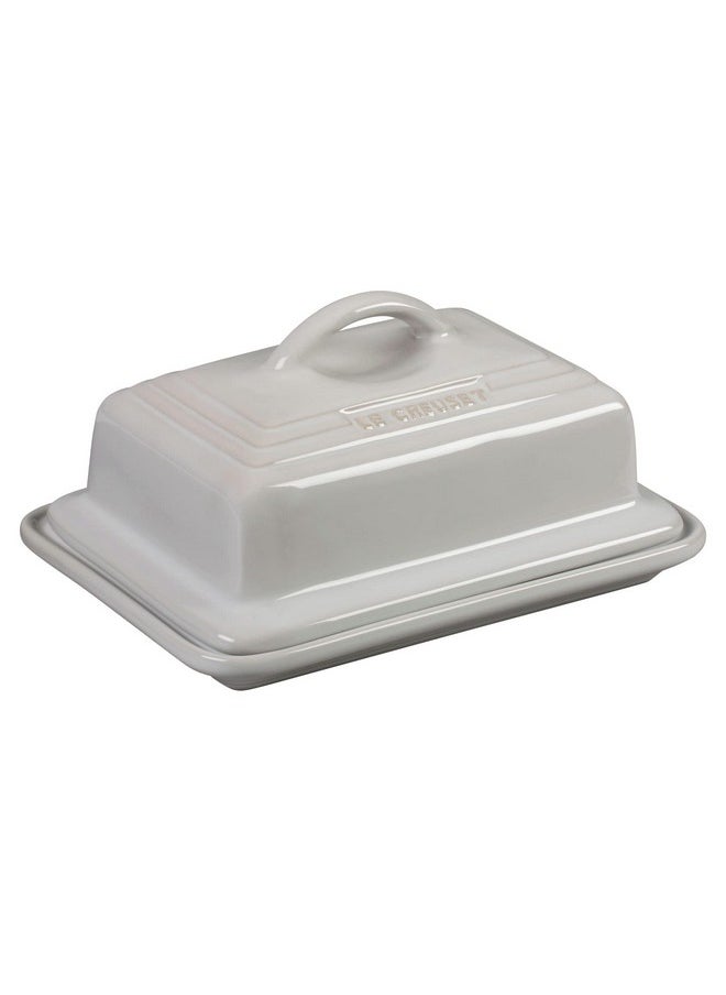 Le Creuset Le Creuset Stoneware European Butter Dish, White  - Image 1