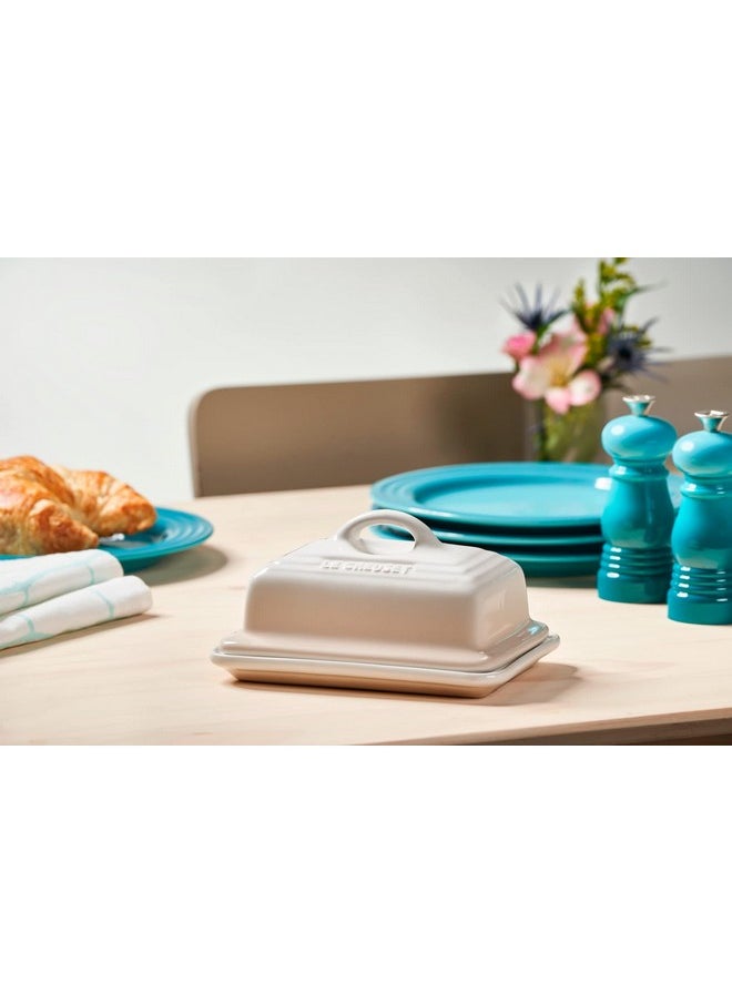 Le Creuset Le Creuset Stoneware European Butter Dish, White  - Image 4