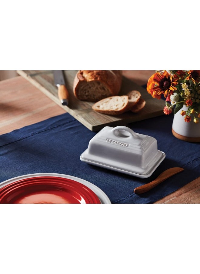 Le Creuset Le Creuset Stoneware European Butter Dish, White  - Image 2