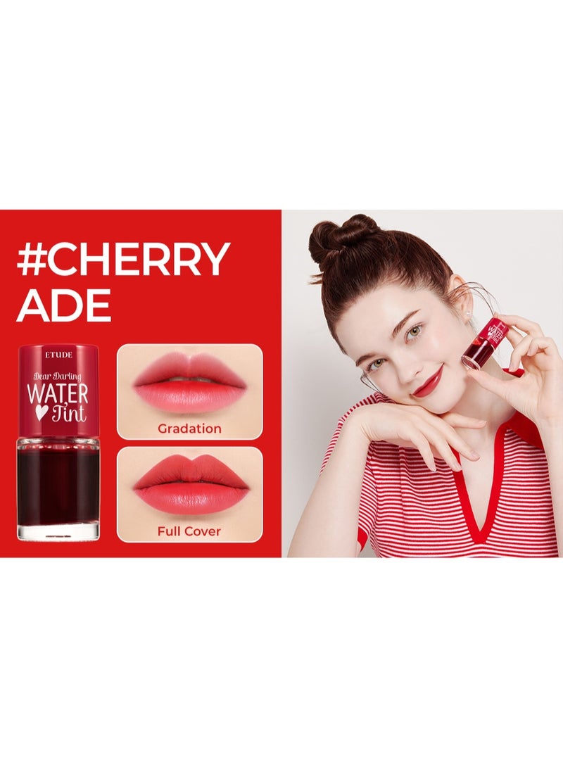 ETUDE Dear Darling Water Tint Lip Gloss 02 Cherry Ade - Image 2