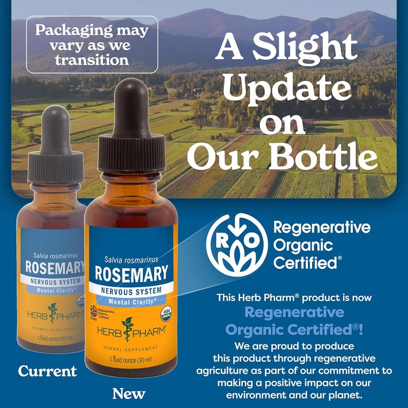 Herb Pharm Certified Organic Rosemary Extract - 1 Ounce - Image 3