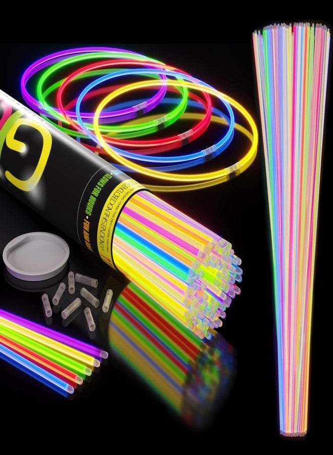 Crown Display 100 Count 22 inch. Glow Necklaces - Long Lasting Glow Light Sick Neon Necklaces for Parties and July 4th - Image 1