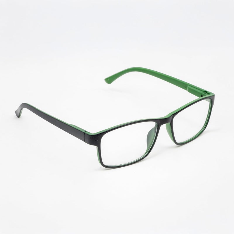 LENS+ Lensplus Rectangle TR Full Rim Eyeglasses with Blue Cut Lightweight Unisex Eyewear for Men & Women | Stylish Computer & Daily Use Frame - Image 3