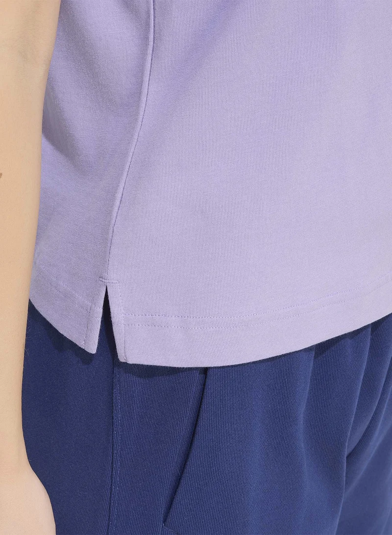Adidas MAGLIL/OWHITE 3-Stripes T-Shirt for Women | Best Price UAE