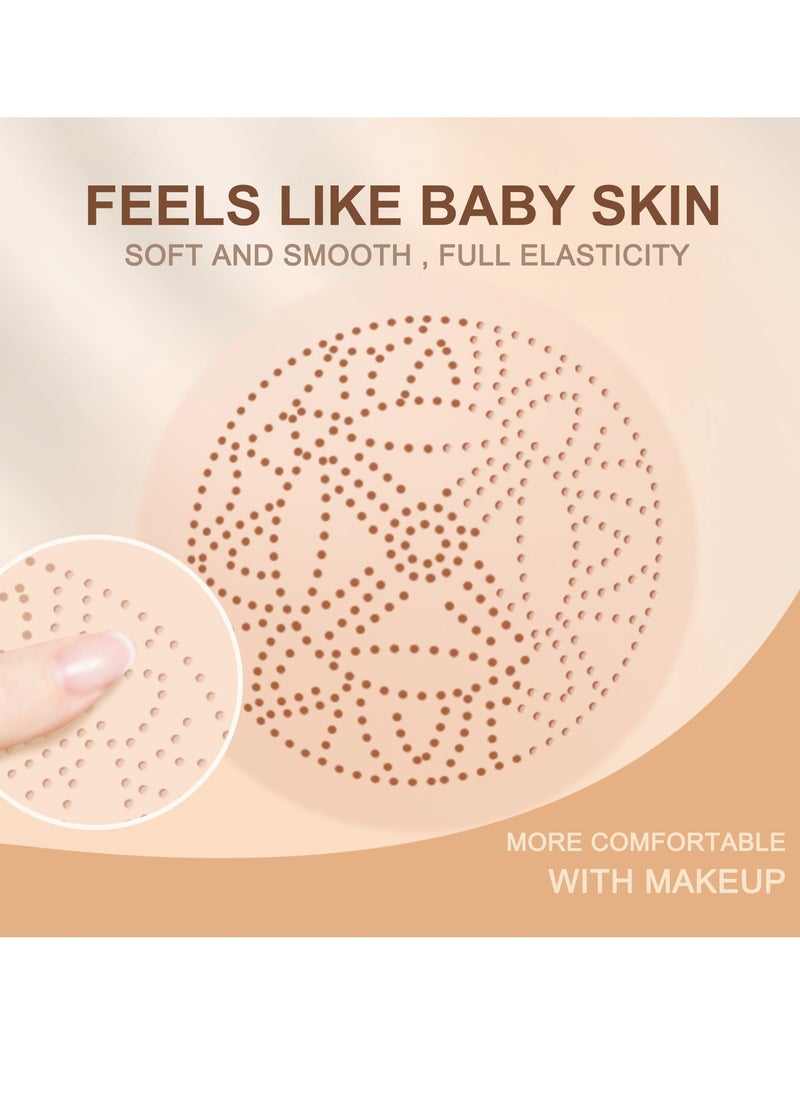 EELHOE Mushroom Head Air Cushion CC Cream  BB Cream for Mature Skin Face Makeup Foundation Moisturizing Concealer Brightening Long Lasting Even Skin Tone For All Skin Types (Ivory)  - Image 3
