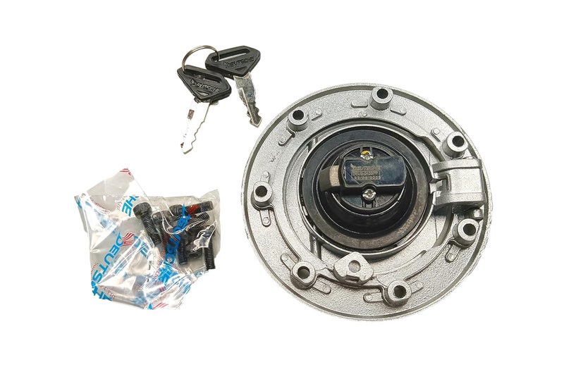 Deutsche Bajaj Pulsar 150/180/200 DTS-i UG Heavy Duty Key Lock with Screw, Silver - Image 2