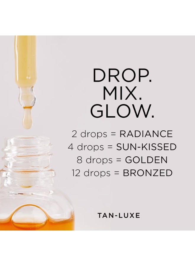 Tan-Luxe The Face Anti-Age Rejuvenating Self-Tan Drops 30ml - Light/Medium - Image 3