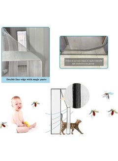 Pet Screen Door, Fly Door,Thickened Cat Resistant Mesh Door with Zipper Closure,Dogs Pets Friendly for Living Room Bedroom Kitchen,Fits Up to 210 x 100cm - pzsku/Z05D3A2BC5A3A41038858Z/45/_/1691575515/7de2d714-7e8b-4ce7-9bc9-e912b557afad