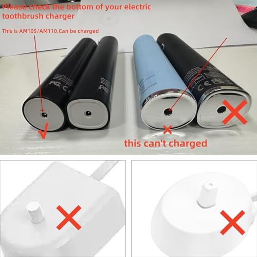 KOPBTBOY USB Charger for 7AM2M AM105/AM110 Electric Toothbrush (Not for 7AM2M AM100 AM101 AM103), USB Charger Base for Fairywill/Bitvae/Dnsly/Vekkia/Gloridea/Sboly/Electric Toothbrush - Image 4