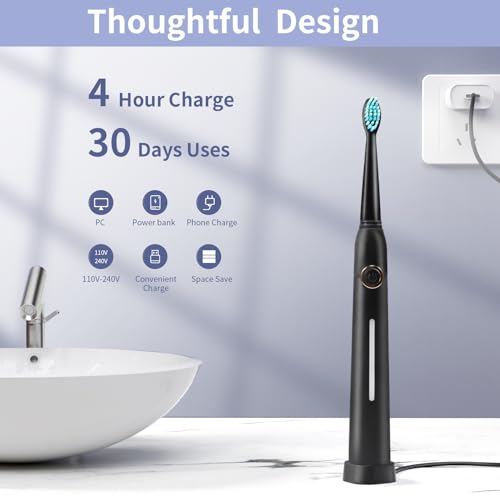 KOPBTBOY USB Charger for 7AM2M AM105/AM110 Electric Toothbrush (Not for 7AM2M AM100 AM101 AM103), USB Charger Base for Fairywill/Bitvae/Dnsly/Vekkia/Gloridea/Sboly/Electric Toothbrush - Image 5
