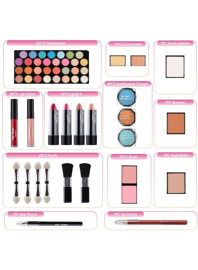 Hot Sugar Girls Makeup Kit for Birthday Gift, All in One Beginner Makeup Kit for Women Full Kit, Christmas Makeup Set for Teens 10 12 13 16 Includes Real Cosmetics and Makeup Tools (Purple) - Image 3