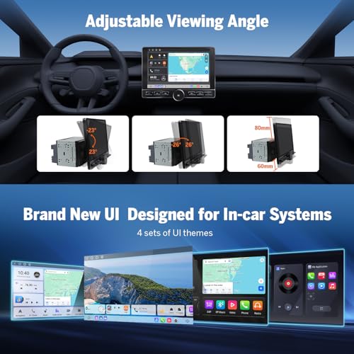 Eonon 8-Core 8GB+128GB Double Din Car Stereo, 10.1 Inch Wireless CarPlay/Android Auto Headunit with WiFi-6, Bluetooth 5.4, Built-in DSP, 4G LTE - UX6K-PRO-MAX - Image 5