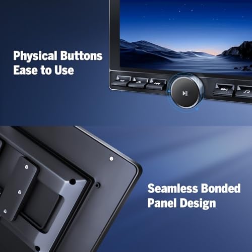 Eonon 8-Core 8GB+128GB Double Din Car Stereo, 10.1 Inch Wireless CarPlay/Android Auto Headunit with WiFi-6, Bluetooth 5.4, Built-in DSP, 4G LTE - UX6K-PRO-MAX - Image 4