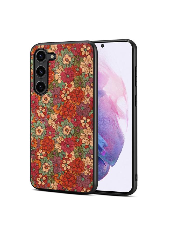 اس-توب جراب لهاتف Samsung Galaxy S21+ 5G من سلسلة زهور الفصول الأربعة من مادة TPU - Image 1