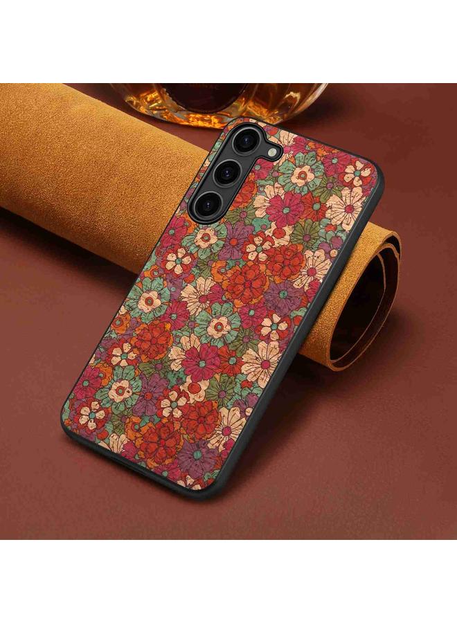 اس-توب جراب لهاتف Samsung Galaxy S21+ 5G من سلسلة زهور الفصول الأربعة من مادة TPU - Image 2