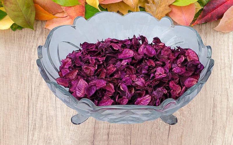 Pure Source India Unscented Dried Flowers Leaves Potpourri, 1 Kg, Red - Image 2