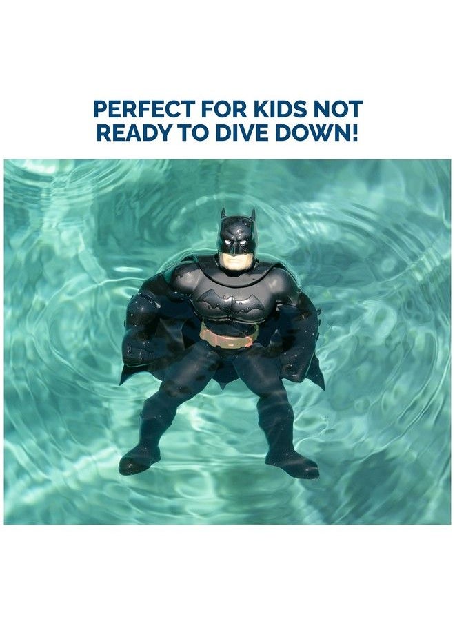 SwimWays - Dc Batman Floatin' Figures Swimming Pool Accessories & Kids Pool Toys Batman Party Supplies & Water Toys For Kids Aged 3 & Up Batman & Joker 2 Pack - Image 1