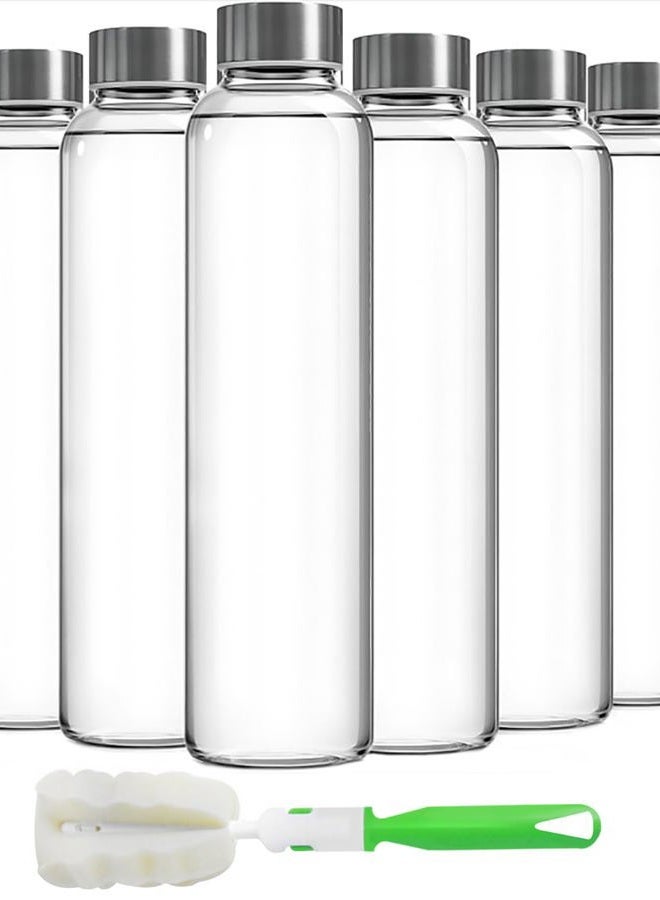 Epica 18-Oz. Glass Beverage Bottles, Set of 6 - Image 1