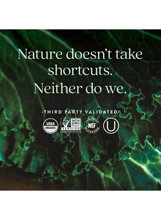 New Chapter All-Flora Digestive Super Greens Powder for Gut Health - Clinical-Strength Digestive Enzymes + USDA Organic Chlorella, Spirulina, Fermented Greens - Delicious & 100% Vegan, 30 Servings - Image 5