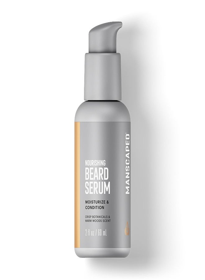 MANSCAPED® Nourishing Beard Serum – Hydrating with Ceramide Complex, Argan & Castor Oils, Lightweight Conditioning Serum for Soft Facial Hair & Moisturized Skin, Non-Greasy Treatment, 2 oz. - Image 1