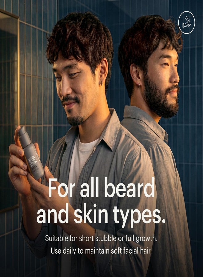 MANSCAPED® Nourishing Beard Serum – Hydrating with Ceramide Complex, Argan & Castor Oils, Lightweight Conditioning Serum for Soft Facial Hair & Moisturized Skin, Non-Greasy Treatment, 2 oz. - Image 4