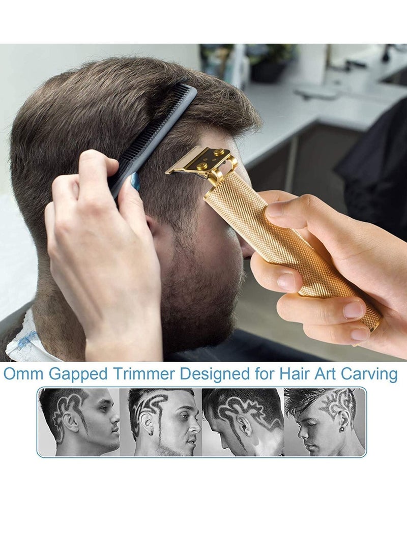 Phone Planet Professional Hair Clippers for Men Electric Haircut Kit Hair Trimmer Grooming Waterproof Rechargeable Close Cutting T Blade Trimmer USB Rechargeable Clippers for Hair CuttingProfessional Hair Clippers - Image 2