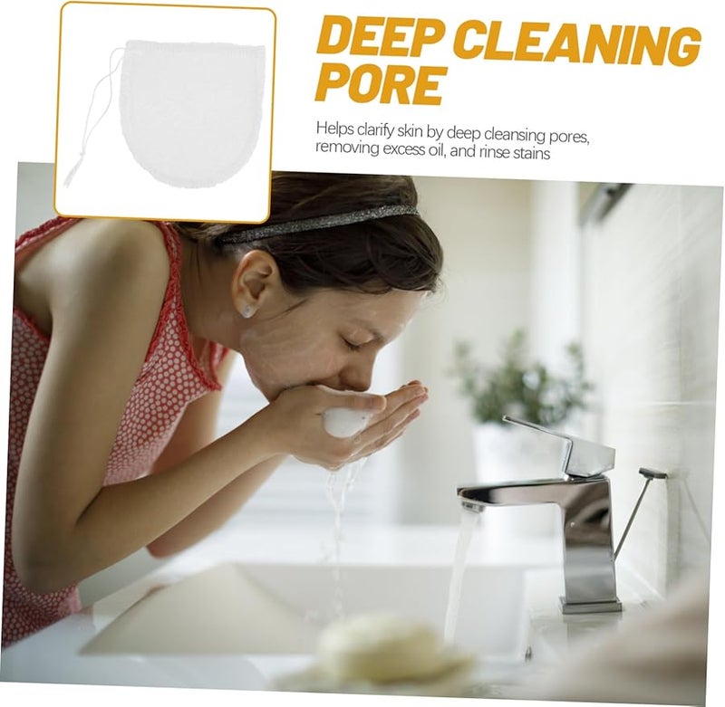 2pcs Soft Mesh Facial Cleansing Gloves For Gentle Exfoliation And Travel Daily Use - Image 4