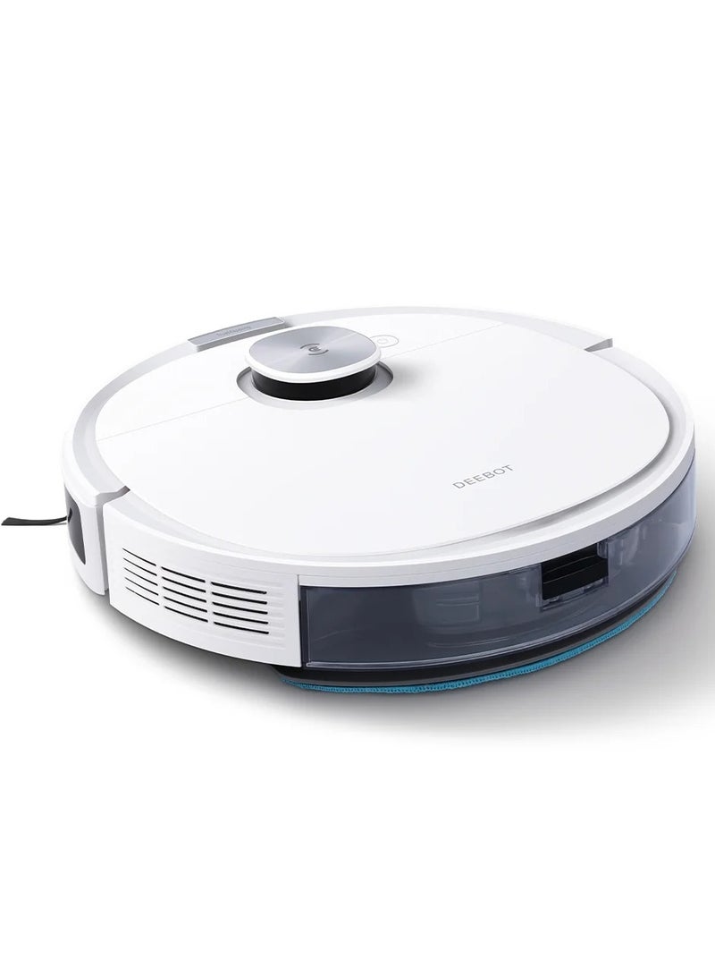 إيكوفاكس مكنسة كهربائية روبوتية وممسحة Deebot N10، شفط قوي 4300 باسكال، وقت تشغيل يصل إلى 300 دقيقة، نظام ملاحة dToF، رسم خرائط متعدد الطوابق - Image 3