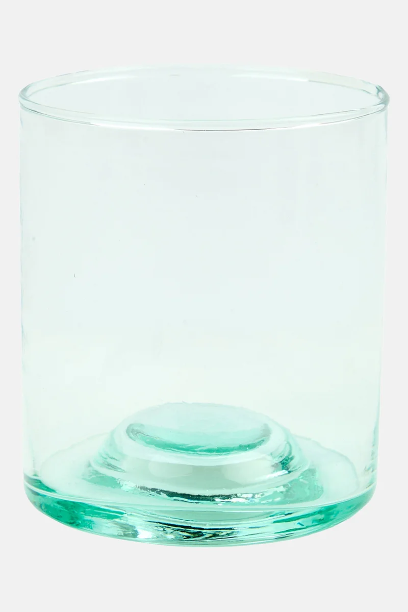 Muy Mucho Glass Single Tea Light Candle Holder 450 ml, Green