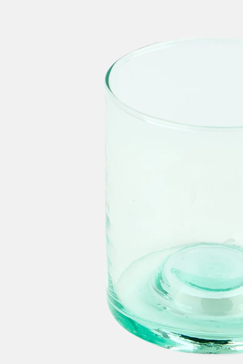 Muy Mucho Glass Single Tea Light Candle Holder 450 ml, Green