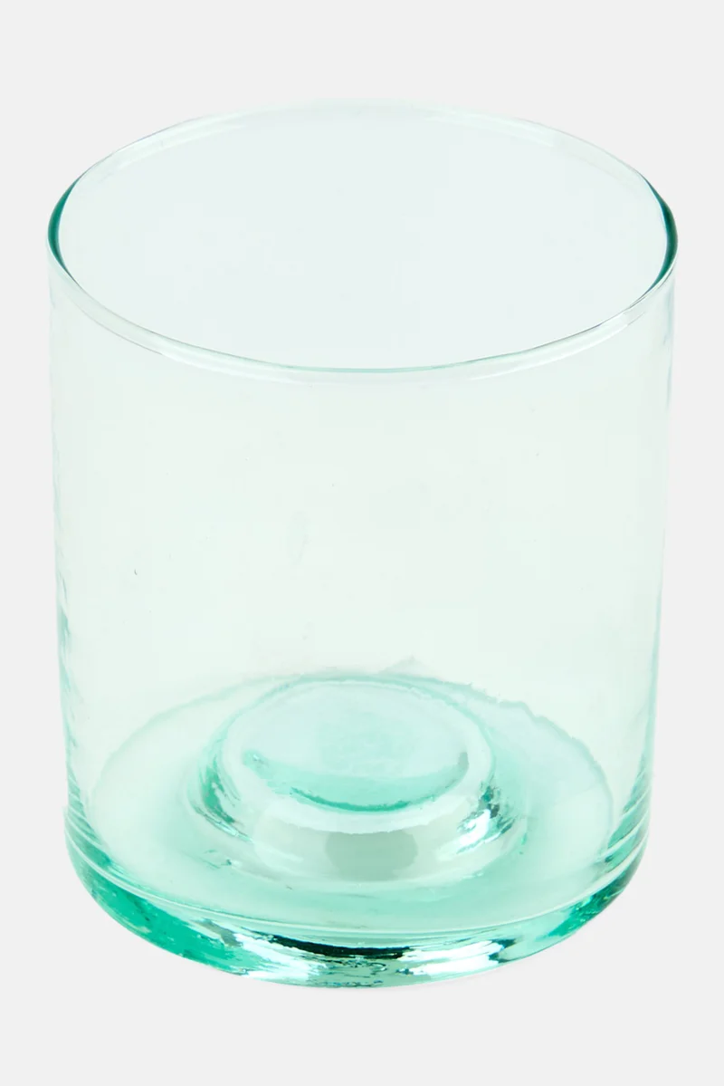 Muy Mucho Glass Single Tea Light Candle Holder 450 ml, Green