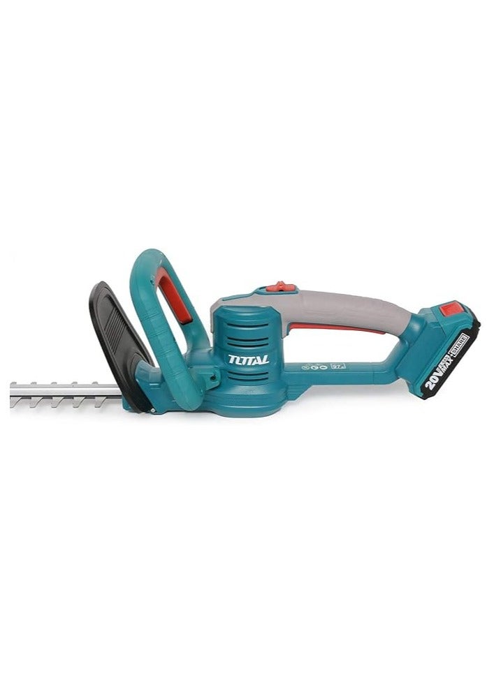 TOTAL 20V Cordless Hedge Trimmer 460mm with 2 Lithium Batteries & Charger - Image 3