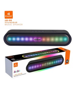 Kisonli LED-915 soundbar music speaker, bluetooth, RGB, 3 lighting modes switch,stereo, fancy music rhythm - pzsku/Z05D4A68E9DD0DDE21047Z/45/_/1709819560/b92c303b-78ab-498d-83e0-15742bd025fb