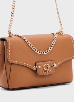 GUESS Nastra Convertible Crossbody Flap  - Image 4